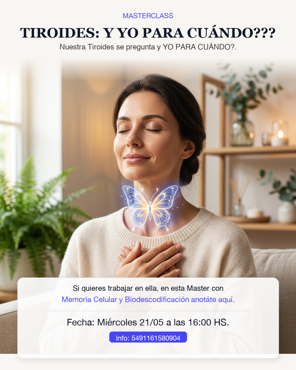 Masterclass Tiroides Flyer