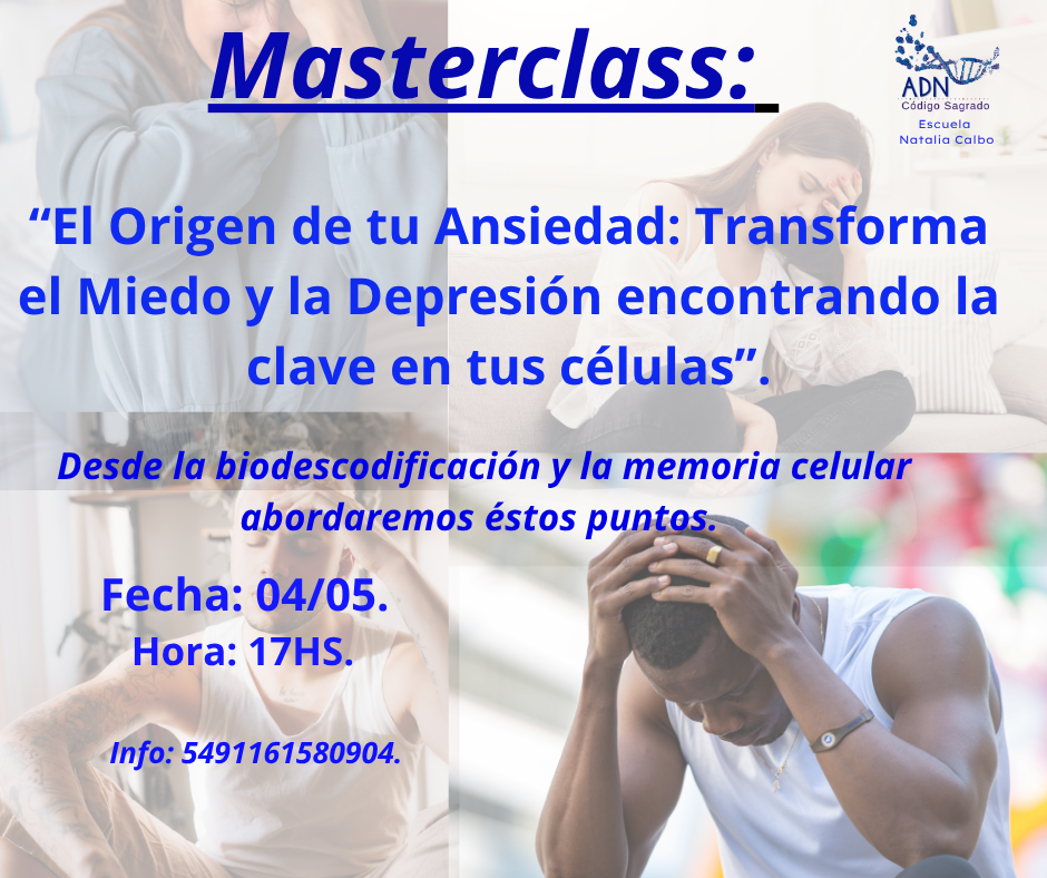 Masterclass Ansiedad Flyer